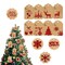 STEFORD Christmas Kraft Paper Gift Tags,120 PCS Christmas Label Gift Tags with 230 feet String